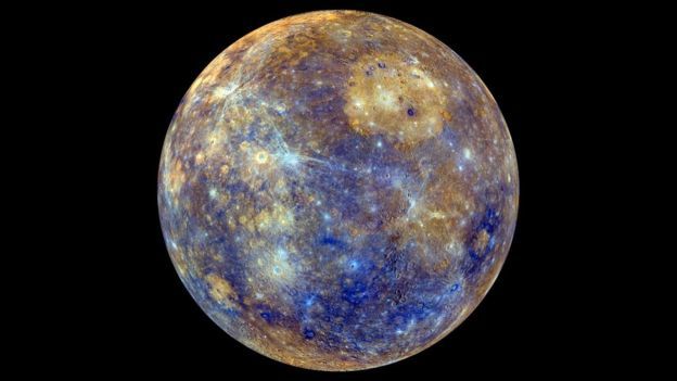 Вот таким увидел Меркурий корабль «Мессенджер». Изображение: ESA