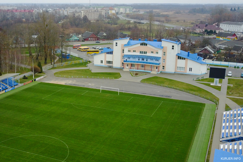 Стадион, где работает Лариса. Фото: kurjer.info