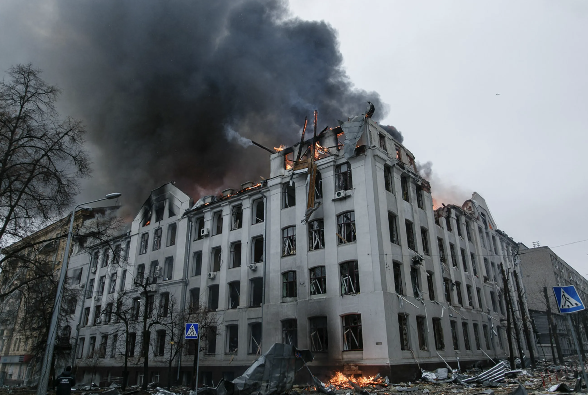 Обстрел в Харькове