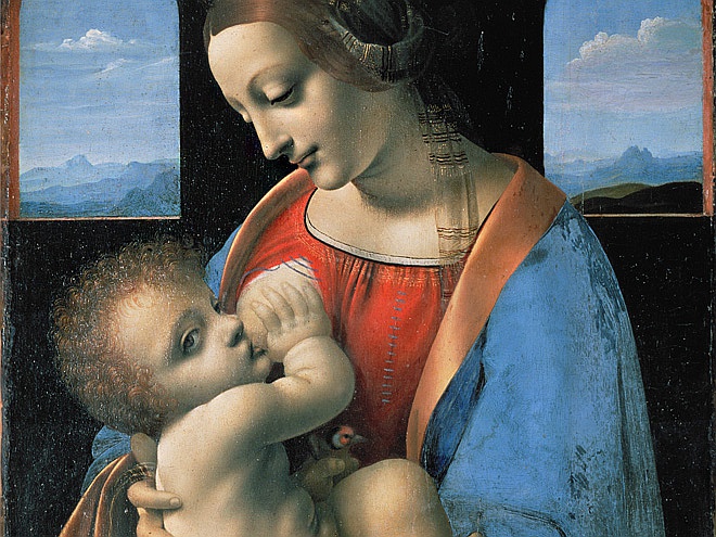 Мадонна с младенцем, Леонардо да Винчи