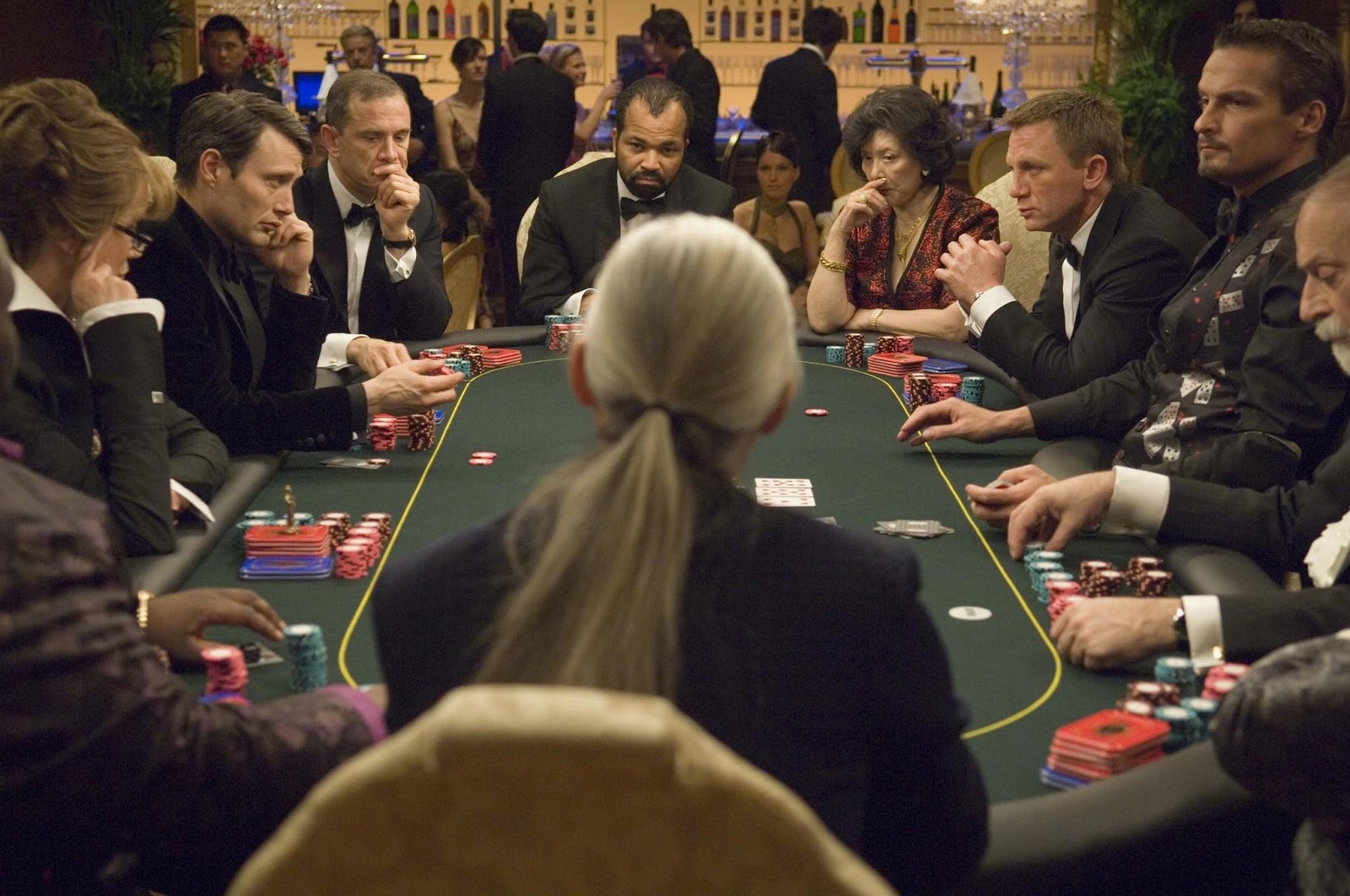 Still of daniel craig mads mikkelsen and jeffrey wright in casino royale 2006 large picture