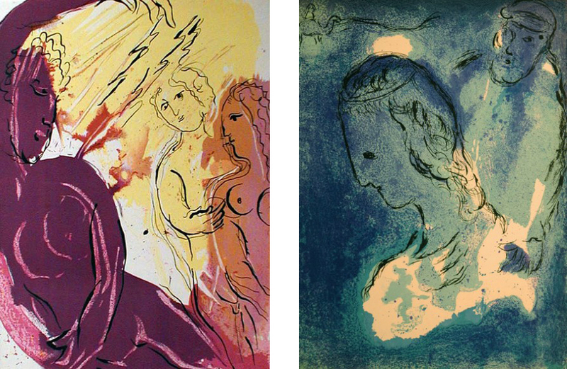 «Ангел у ворот Рая», 1956 год / «Авраам и Сарра», 1956 год