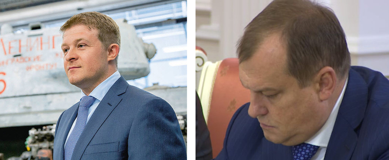 Виктор Кислый – слева, Алексей Олексин – справа, фото: vedomosti.ru, president.gov.by