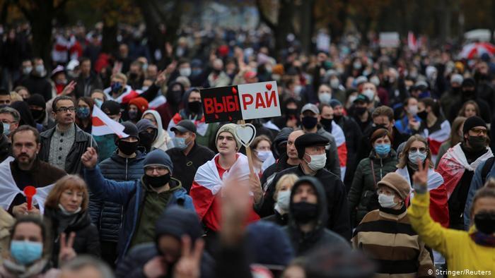 Марш «Народный ультиматум» в Минске, 25 октября
