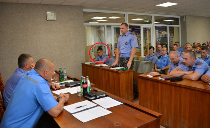 Дмитрий Анцупов на совещании в УВД Минского облисполкома