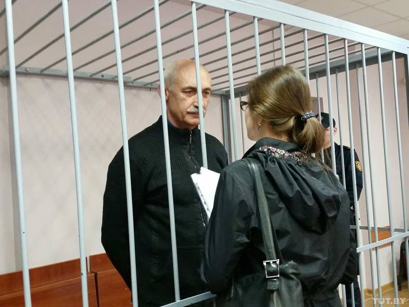 Владимир Грозов в суде. Фото: TUT.by