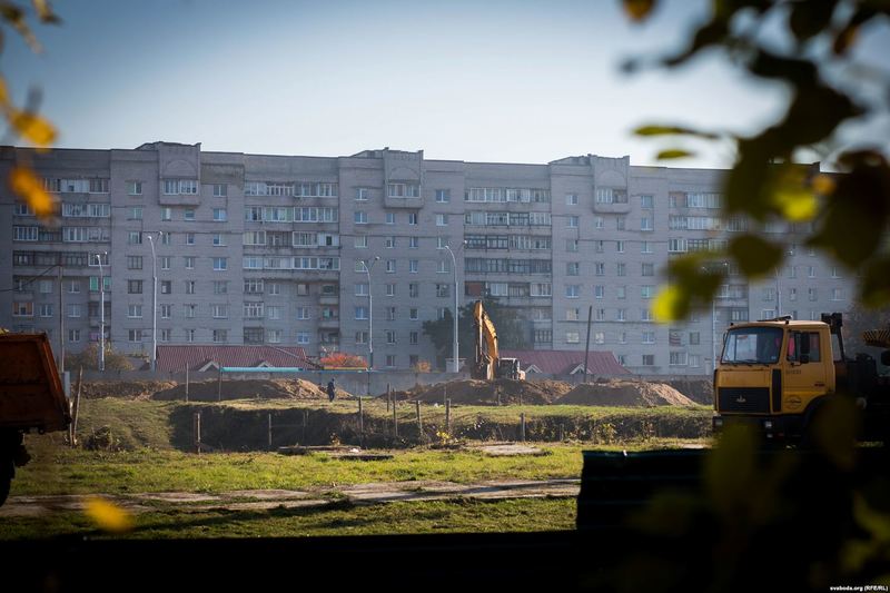 Стройплощадка возле университета. Фото: svaboda.org