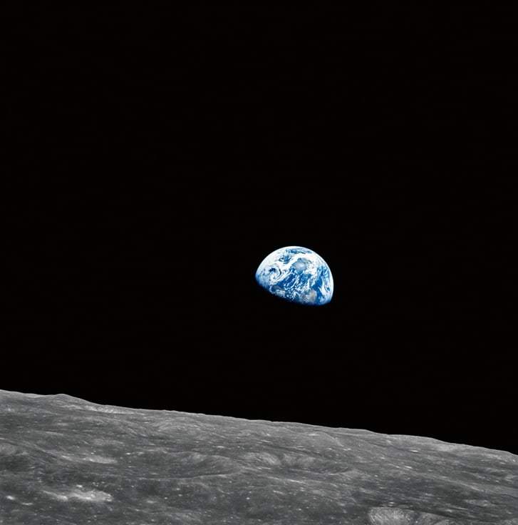 Фотография с миссии «Аполло-8». Источник: архивы NASA
