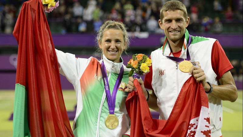 Максим Мирный и Виктория Азаренко выиграли на Олимпиаде в Лондоне в парном разряде
